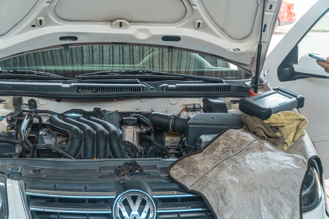 Running engine diagnostics