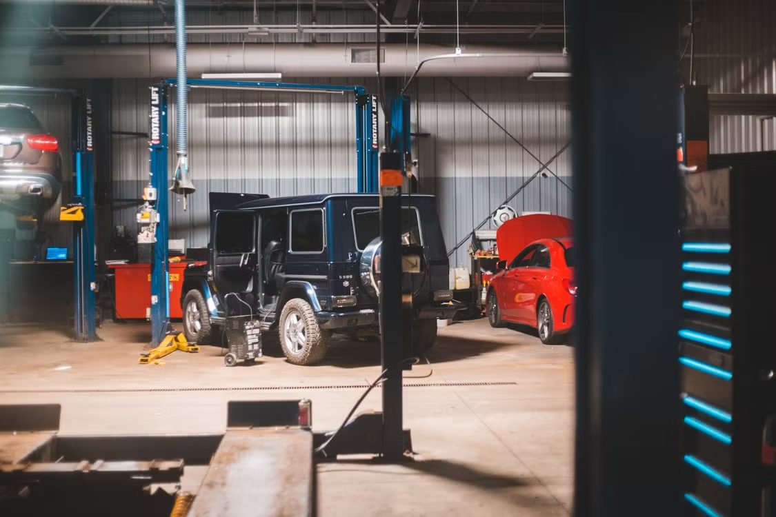 Inside the Spark Automotive shop